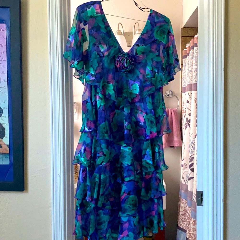 Ann Hobbs for Cattiva-Spring ruffled dress